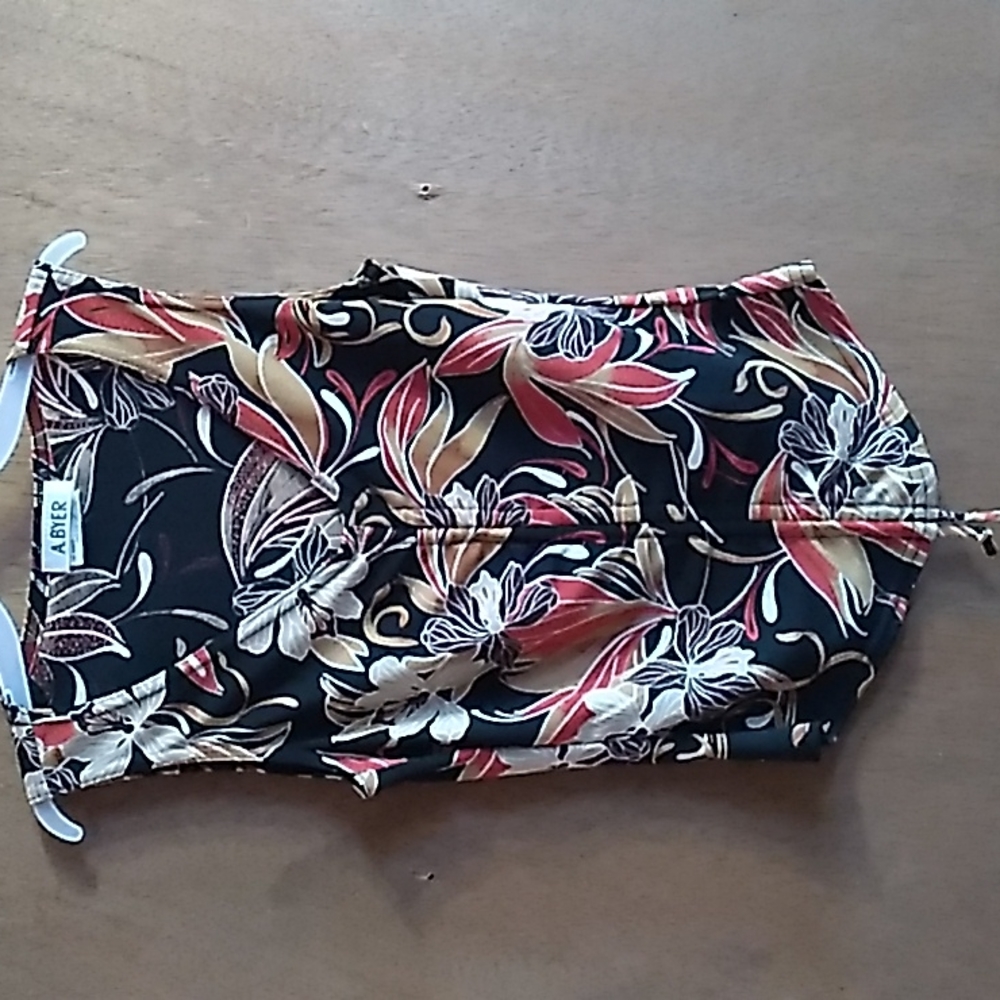 A. Byer Colorful Floral Blouse